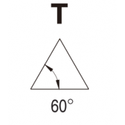 T - треугольник 60°